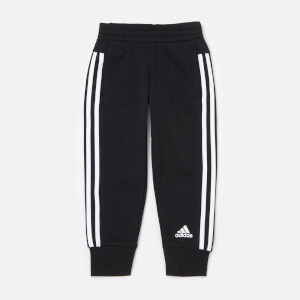 adidas Girls' Young Girls 3 Stripe Pants - Black
