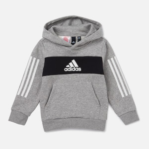 adidas Boys' Young Boys Pull Over Hoody - Grey