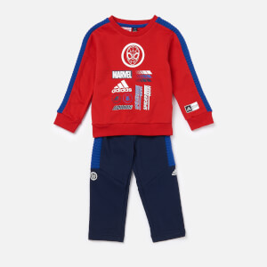 adidas Boys' Infant Spider-Man Jogger Set - Red/Blue