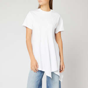 JW Anderson Women's Panelled Handkerchief T-Shirt - White