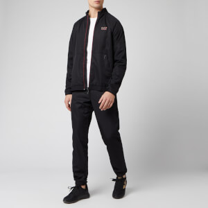 Emporio Armani EA7 Men's Tracksuit With Full Zip Jacket - Black