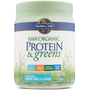 Organic Raw Protein And Greens Powder - Vanilla - 411G