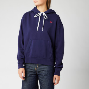 Levi's Women's 'Unbasic' Hoodie - Sea Captain Blue Wash Sea Captain