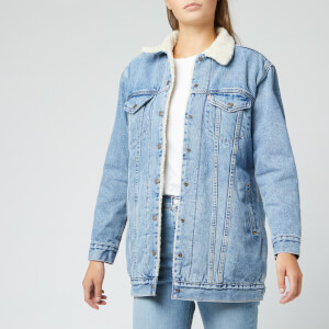 Levi's Women's New Lenghen Shearling Trucker Jacket - Clean Break Trucker
