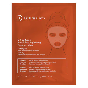 Dr Dennis Gross Skincare C+Collagen Biocellulose Brightening Treatment Mask (1 Application)
