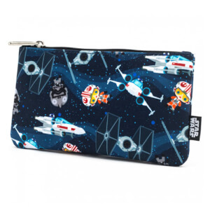 Loungefly Star Wars Chibi Ships Pouch
