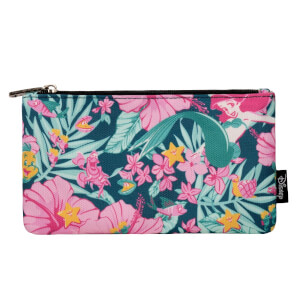 Disney Loungefly La Sirenita Estuche Estampado Flores de Hibisco