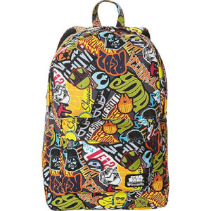 Loungefly Star Wars Sticker Print Nylon Backpack
