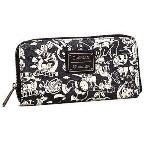 Loungefly Cuphead Black & White Wallet