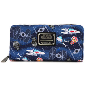 Loungefly Star Wars Chibi Ships Wallet
