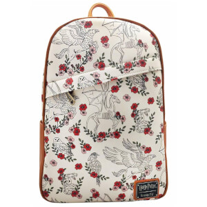 Loungefly Harry Potter Creatures Floral AOP Mini Backpack