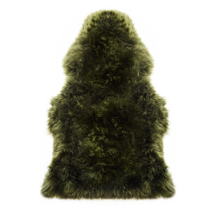 Royal Dream 100% Large Sheepskin Rug - Olive