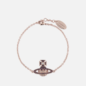 Vivienne Westwood Women's Aretha Small Bas Relief Bracelet - Pink Gold