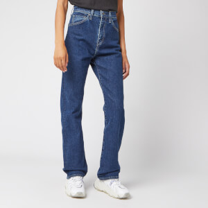 Levi's Women's Made and Crafted 701 Straight Leg Jeans - Dark Stonewash
