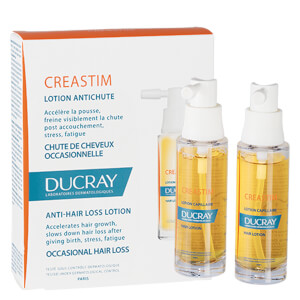 Ducray Creastim Hair Lotion Strengthening Treatment for Sudden Thinning Hair 2 x 1 oz
