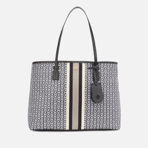 Tory Burch Women's Gemini Link Canvas Tote Bag - Black Gemini Link