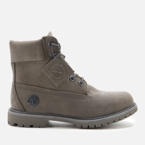 Timberland Women's London Square Biker Boots - Medium Brown Full Grain