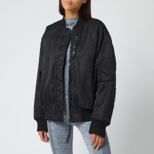 Reebok X Victoria Beckham Women's Oversized Bomber Jacket - Black