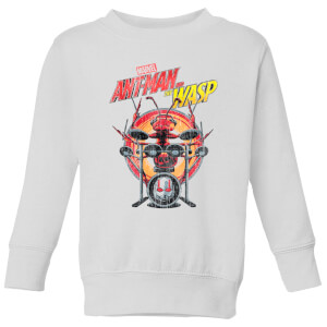 Marvel Drummer Ant Kids' Sweatshirt - White
