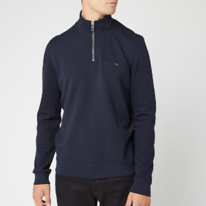 Ted Baker Men's Muggie Half Zip Funnel Neck Sweatshirt - Navy