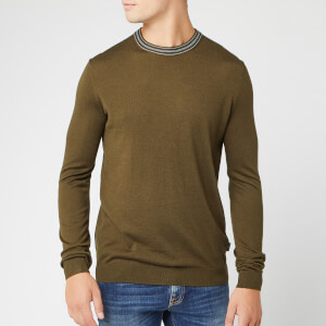Ted Baker Men's Mailais Crew Neck Knitted Jumper - Khaki