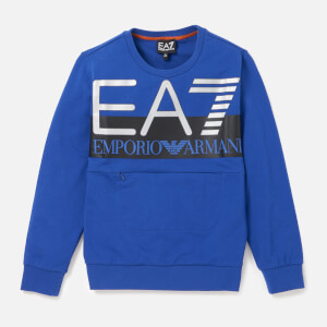 Emporio Armani EA7 Boys' Train Visibility Sweatshirt - Mazarine Blue