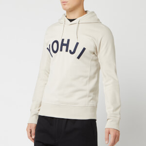 Y-3 Men's Yohji Letters Hoody - Ecru/Legend Ink