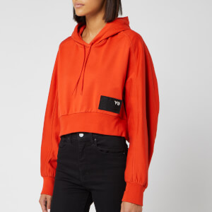 Y-3 Women's Stacked Badge Hoody - Icon Orange
