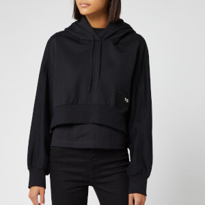 Y-3 Women's Stacked Badge Hoody - Black