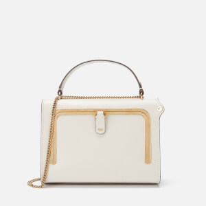 Anya Hindmarch Women's Small Python Print Postbox Bag - Chalk