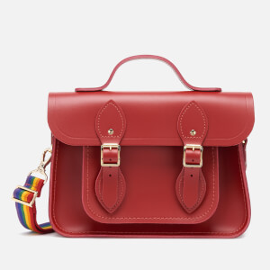 The Cambridge Satchel Company Women's 11'' Magnetic Batchel - Classic Red/Rainbow