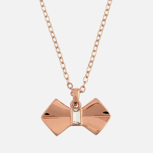 Ted Baker Women's Sarahli Solitaire Bow Pendant - Rose Gold