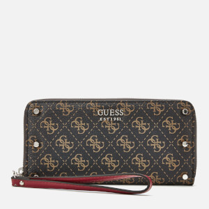 Guess Women's Multi Logo Wallet - Brown