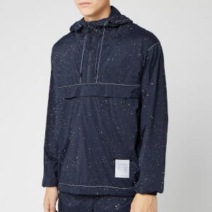 Satisfy Men's Anorak - Navy Silk Splattered
