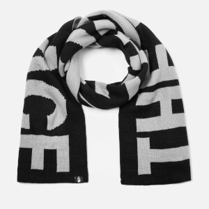 The North Face Men's Logo Scarf - TNF Medium Grey Heather/TNF Black