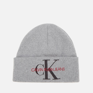 Calvin Klein Jeans Women's Basic Women Knitted Beanie - Mid Grey Heather