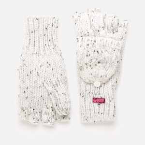 Superdry Women's Gracie Cable Gloves - Ice Grey