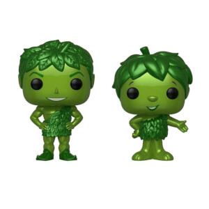 Pack de 2 Figuras Funko Pop! - Green Giant y Sprout Metálicos EXC - Green Giant