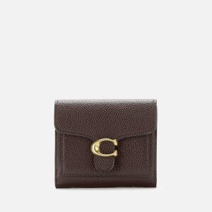 Coach Women's Polished Pebble Tabby Small Wallet - Oxblood