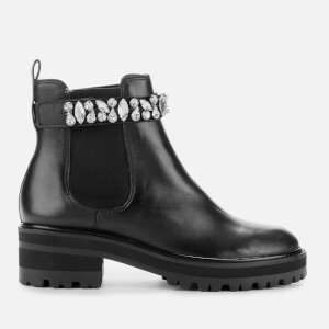 Dune Women's Playful Leather Chelsea Boots - Black