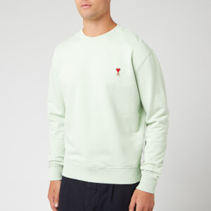 AMI Men's Heart Sweatshirt - Vert Pale