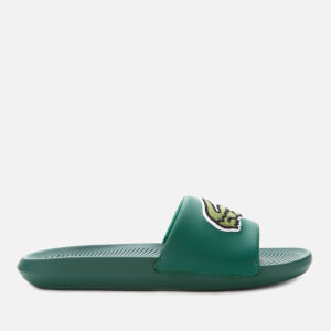 Lacoste Men's Croco Slide Sandals - Green