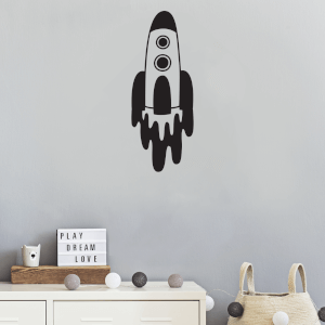 Rocket Wall Art Vinyl
