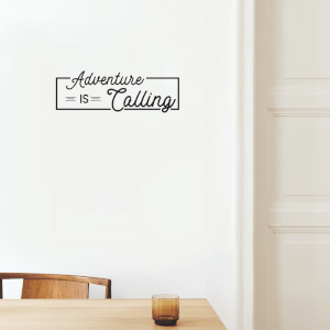 Adventure Is Calling Wall Art Vinyl