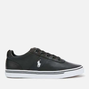 Polo Ralph Lauren Men's Hanford Leather Trainers - Black