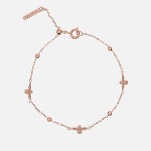 Olivia Burton Women's 3D Bee and Ball Chain Bracelet - Rose Gold