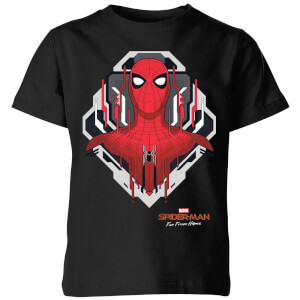 Spider-Man Far From Home Web Tech Badge Kids' T-Shirt - Black