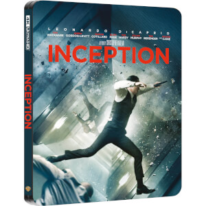 Exclusivité Zavvi : Steelbook Inception – 4K Ultra HD (Blu-ray 2D Inclus)
