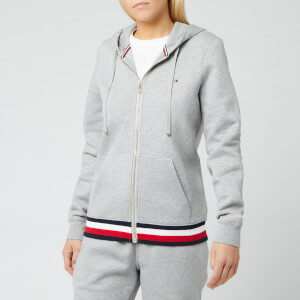 Tommy Hilfiger Women's Heritage Zipthrough Hoodie - Light Grey Heather