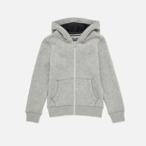 Tommy Kids Boys' Essential Zip Up Hoody - Grey Heather